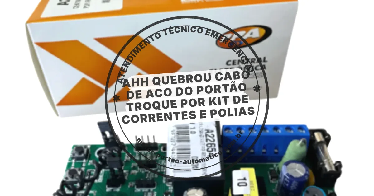 Conserto e instalação de portão automático em Correntes E Polias