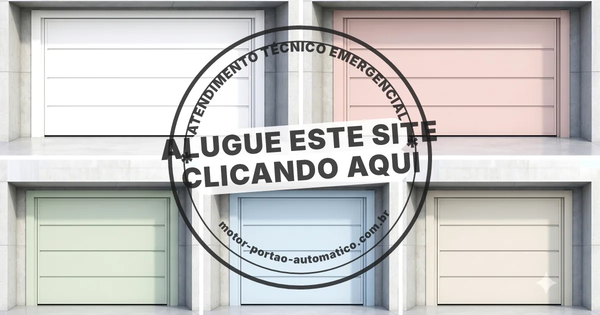 Conserto e instalação de portão automático em Site Clicando Aqui