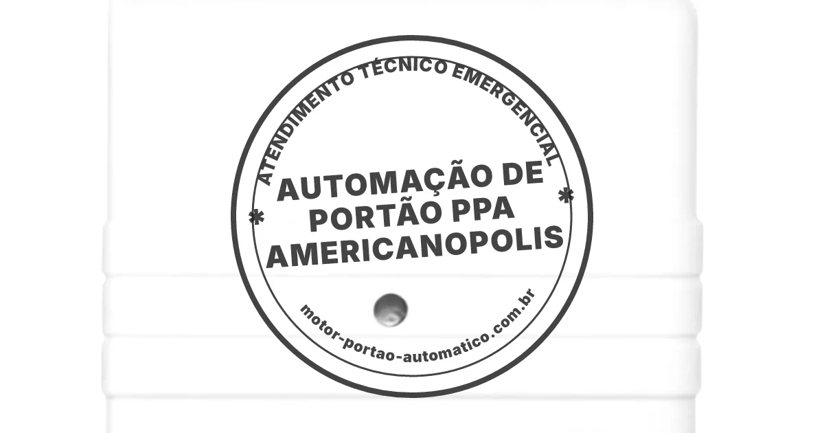 Conserto e instalação de portão automático em Portao Ppa Americanopolis