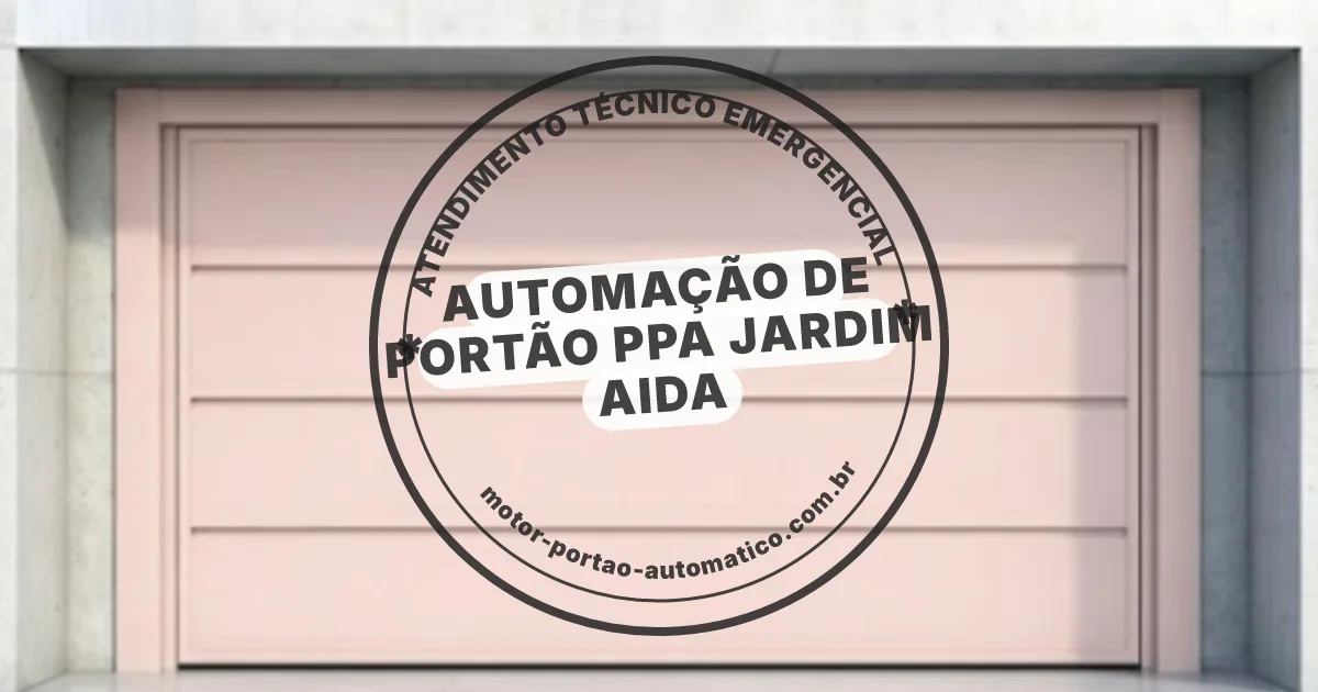 Conserto e instalação de portão automático em Ppa Jardim Aida