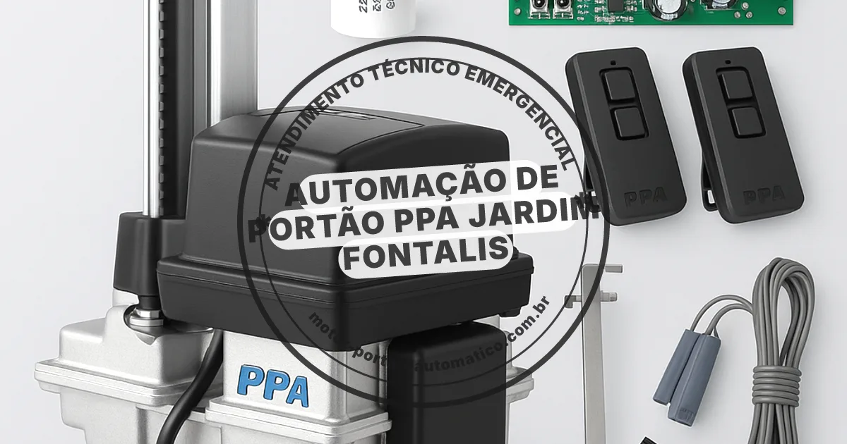 Conserto e instalação de portão automático em Ppa Jardim Fontalis