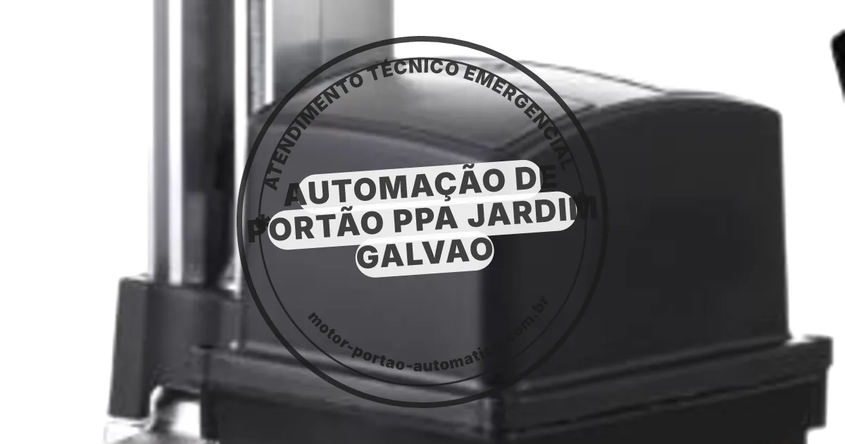 Conserto e instalação de portão automático em Ppa Jardim Galvao