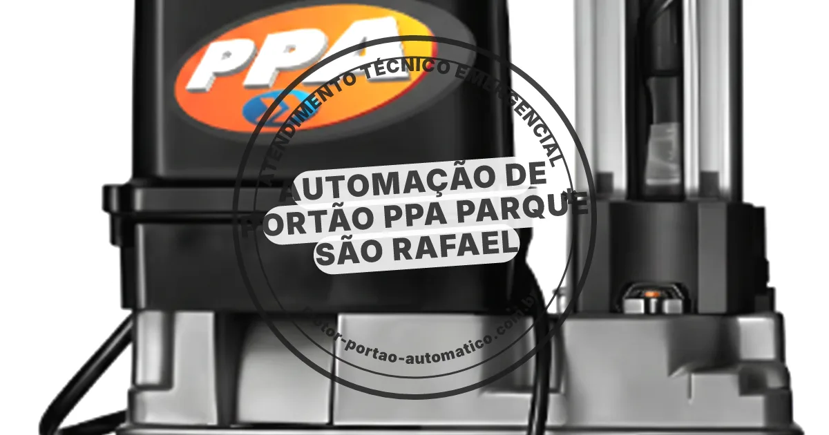 Conserto e instalação de portão automático em Parque Sao Rafael