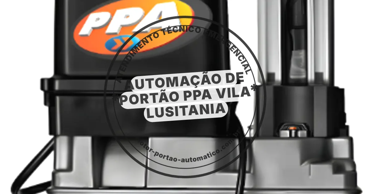 Conserto e instalação de portão automático em Ppa Vila Lusitania