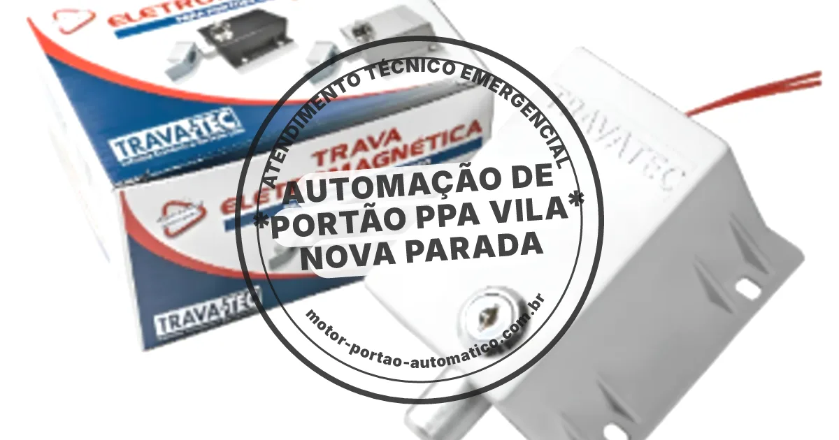 Conserto e instalação de portão automático em Vila Nova Parada