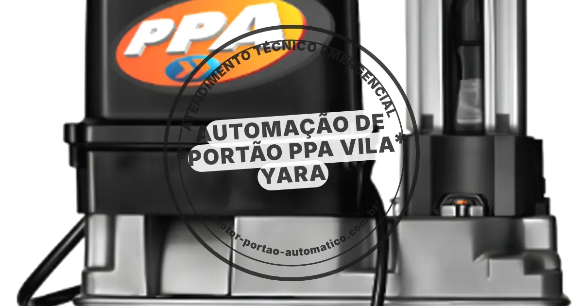 Conserto e instalação de portão automático em Ppa Vila Yara