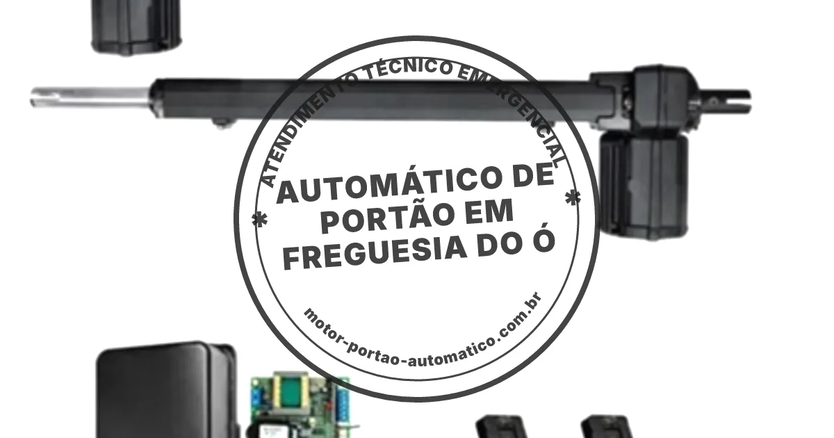 Conserto e instalação de portão automático em Freguesia do Ó