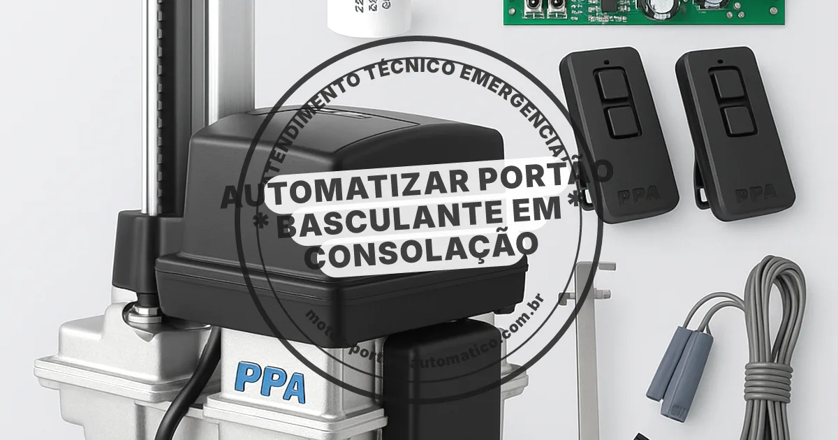 Conserto e instalação de portão automático em Consolação