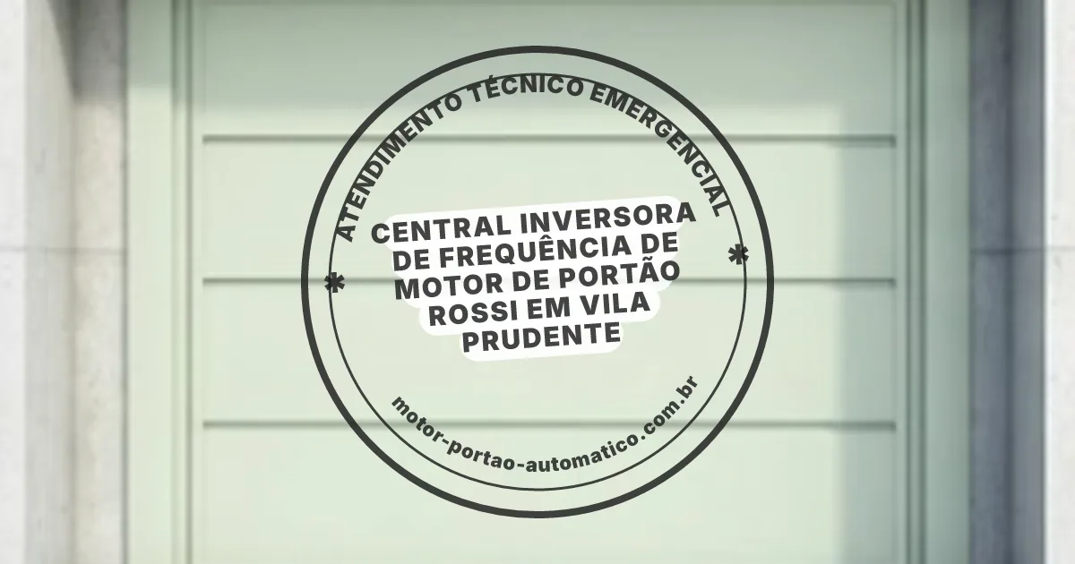 Conserto e instalação de portão automático em Vila Prudente