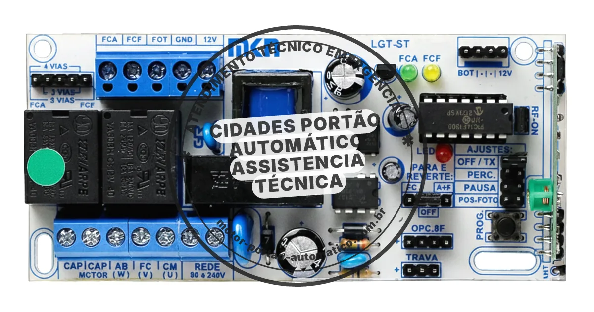Conserto e instalação de portão automático em Automatico Assistencia Tecnica