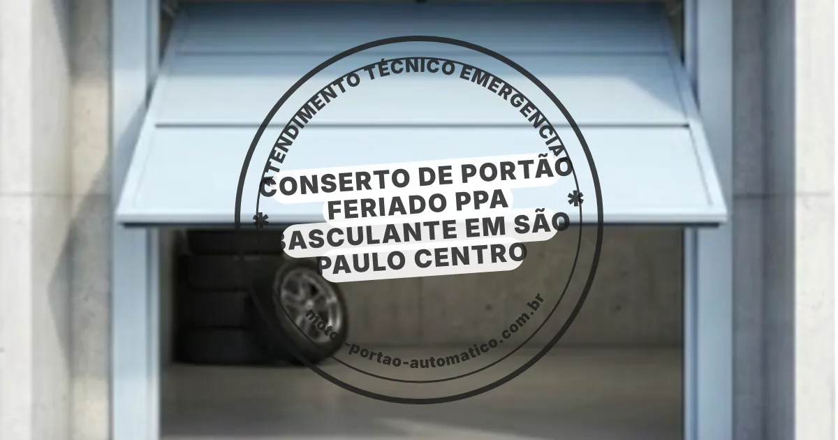 Conserto e instalação de portão automático em São Paulo Centro