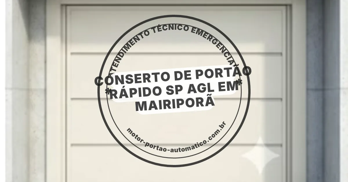 Conserto e instalação de portão automático em Mairiporã