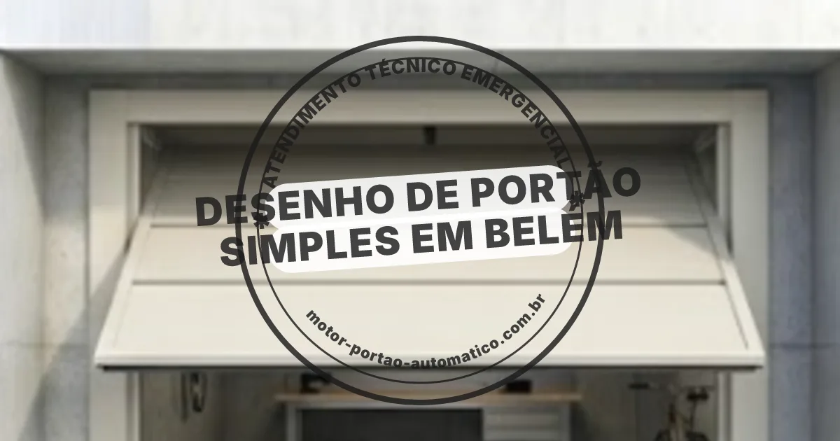 Conserto e instalação de portão automático em Belém
