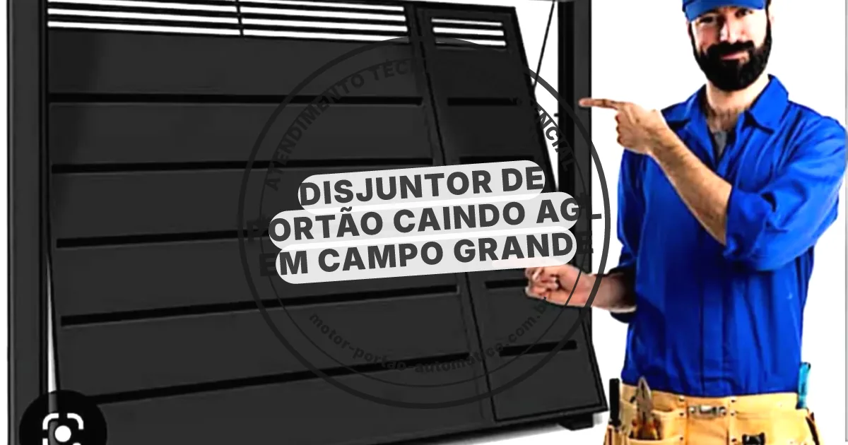 Conserto e instalação de portão automático em Campo Grande