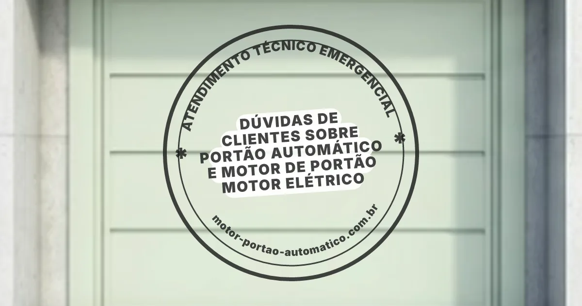 Conserto e instalação de portão automático em Eletrico Portao Correr