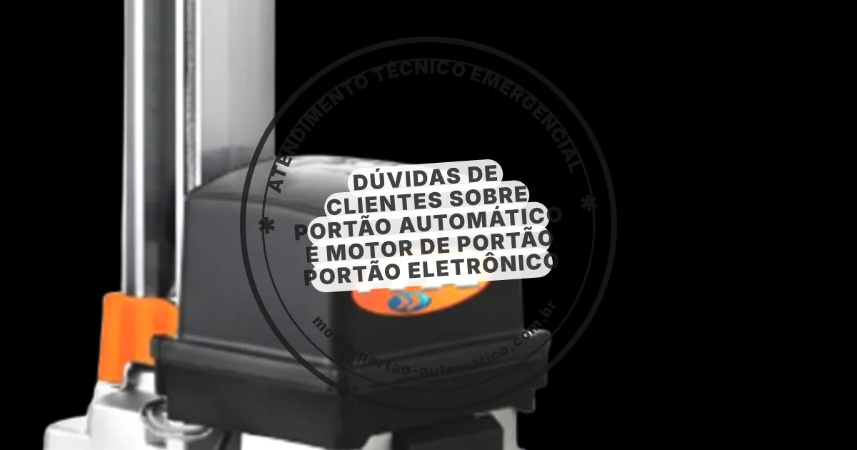 Conserto e instalação de portão automático em Eletronico Fechando Sozinho