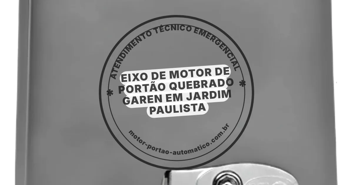 Conserto e instalação de portão automático em Jardim Paulista