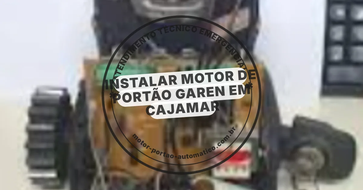 Conserto e instalação de portão automático em Cajamar