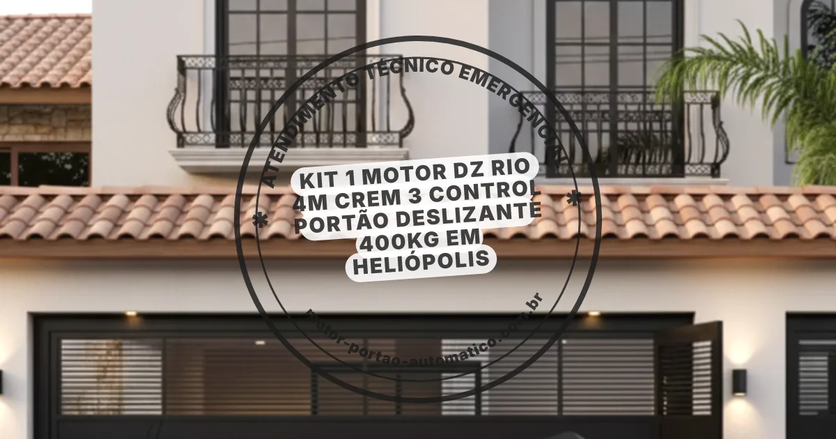 Conserto e instalação de portão automático em Heliópolis