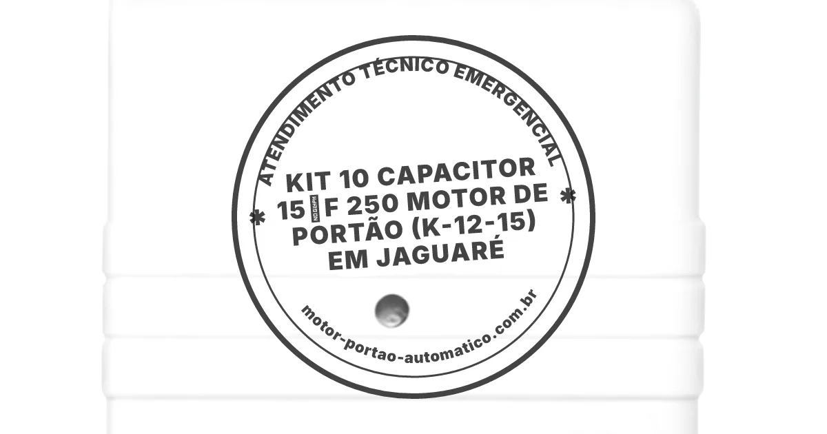 Conserto e instalação de portão automático em Jaguaré