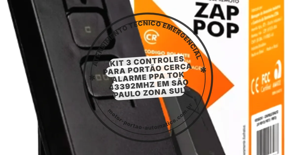 Conserto e instalação de portão automático em São Paulo Zona Sul