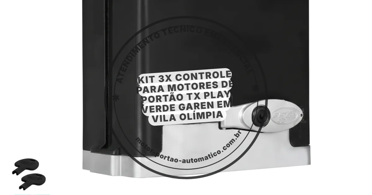 Conserto e instalação de portão automático em Vila Olímpia