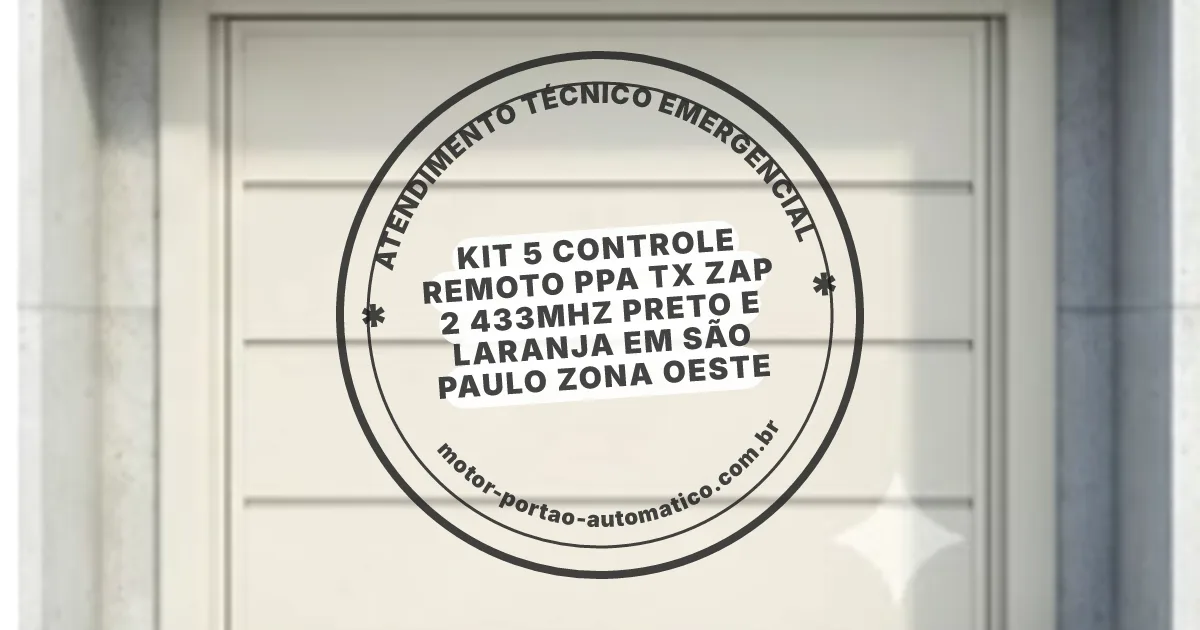 Conserto e instalação de portão automático em São Paulo Zona Oeste