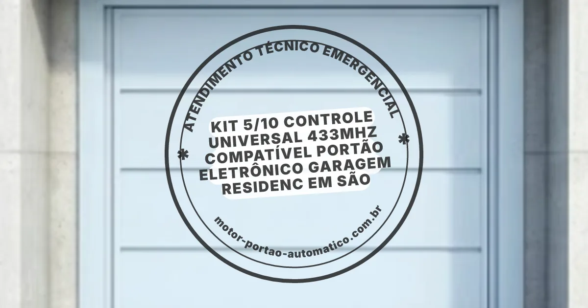 Conserto e instalação de portão automático em São Lucas