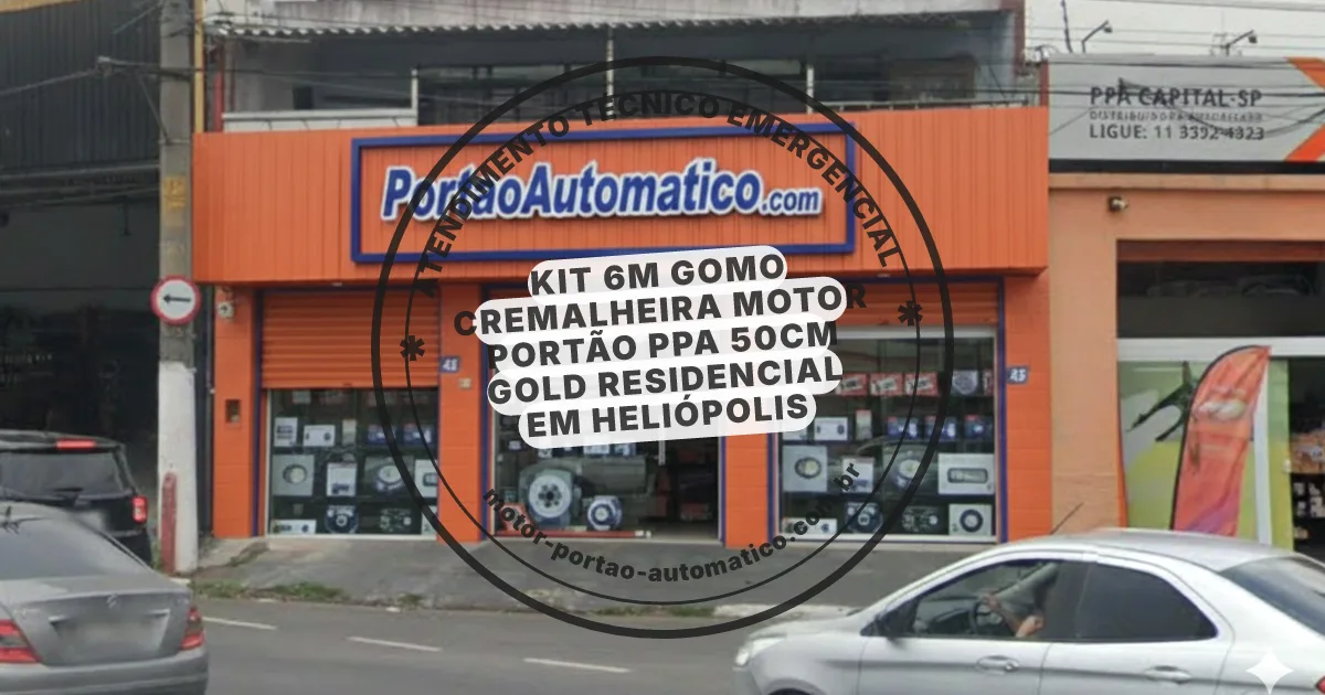 Conserto e instalação de portão automático em Heliópolis