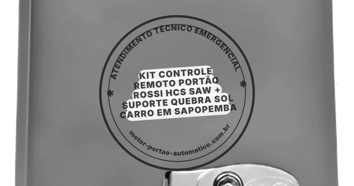 Conserto e instalação de portão automático em Sapopemba