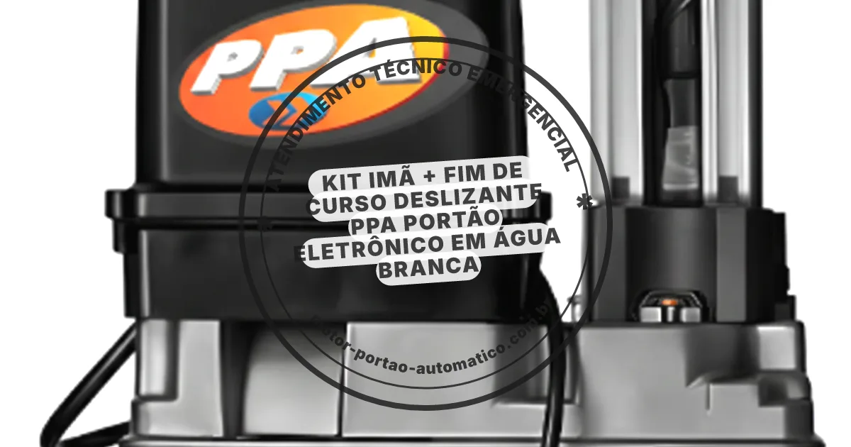 Conserto e instalação de portão automático em Água Branca