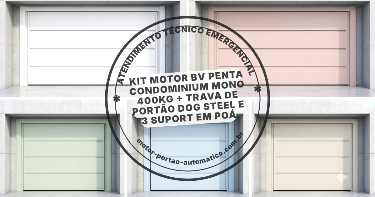 Conserto e instalação de portão automático em Poá