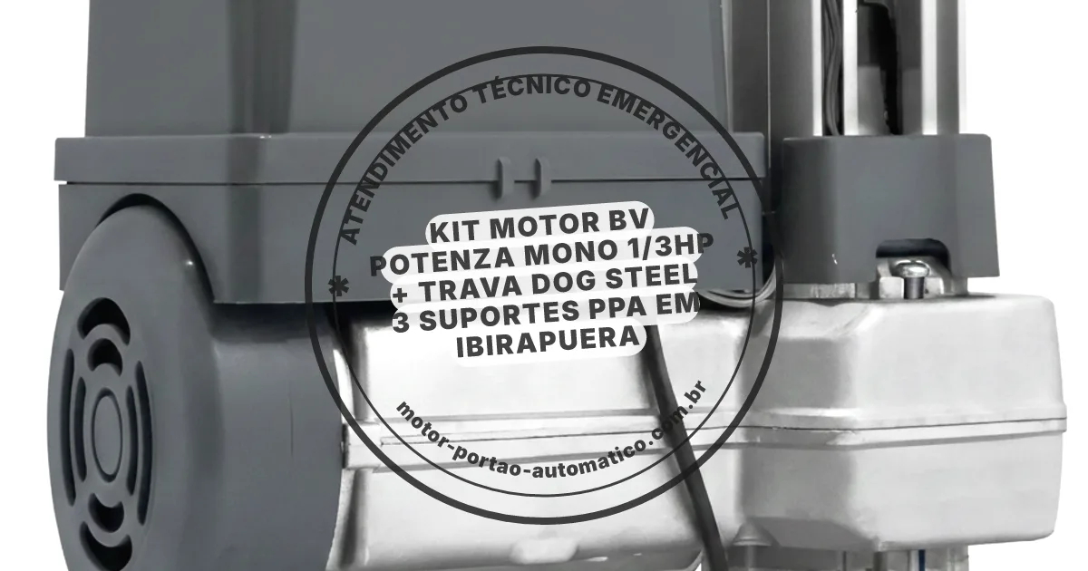 Conserto e instalação de portão automático em Ibirapuera