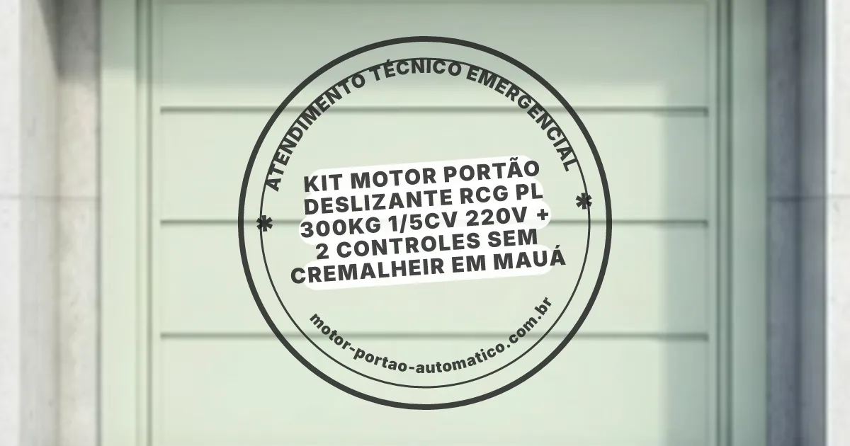 Conserto e instalação de portão automático em Mauá