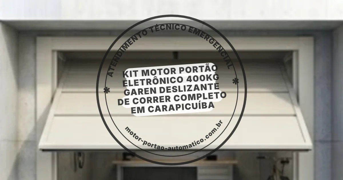 Conserto e instalação de portão automático em Carapicuíba