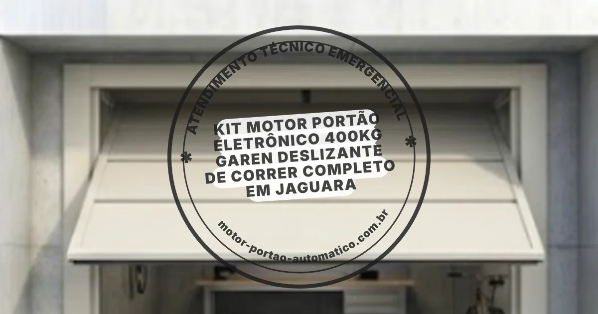 Conserto e instalação de portão automático em Jaguara