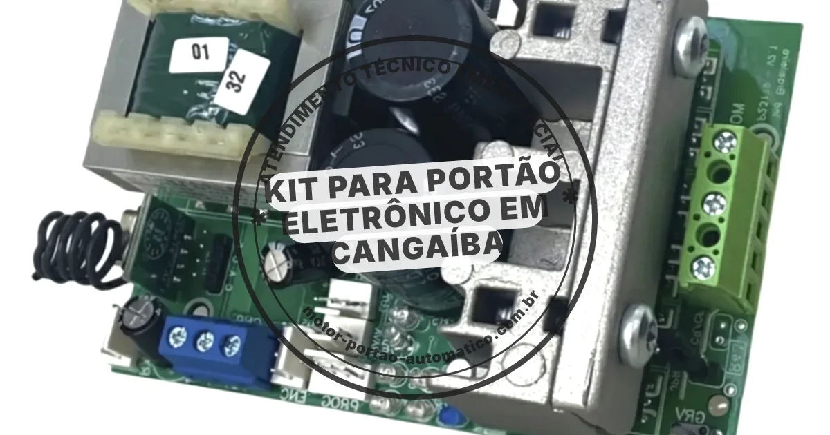 Conserto e instalação de portão automático em Cangaíba