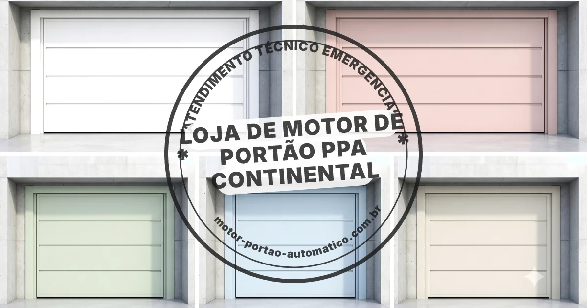 Conserto e instalação de portão automático em Portao Ppa Continental