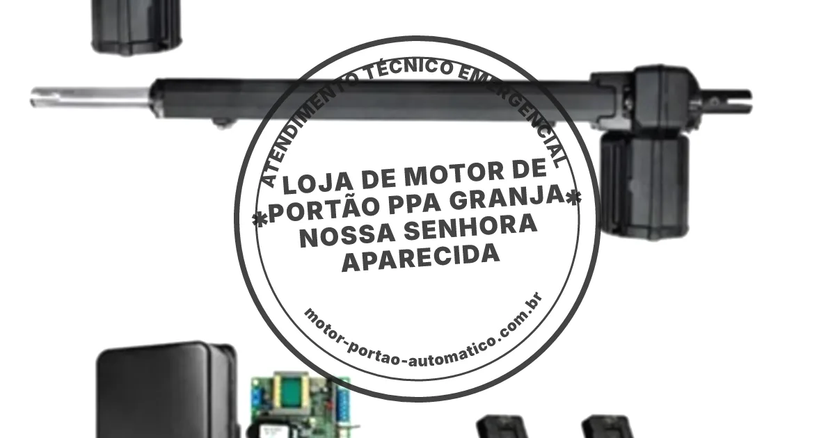 Conserto e instalação de portão automático em Nossa Senhora Aparecida