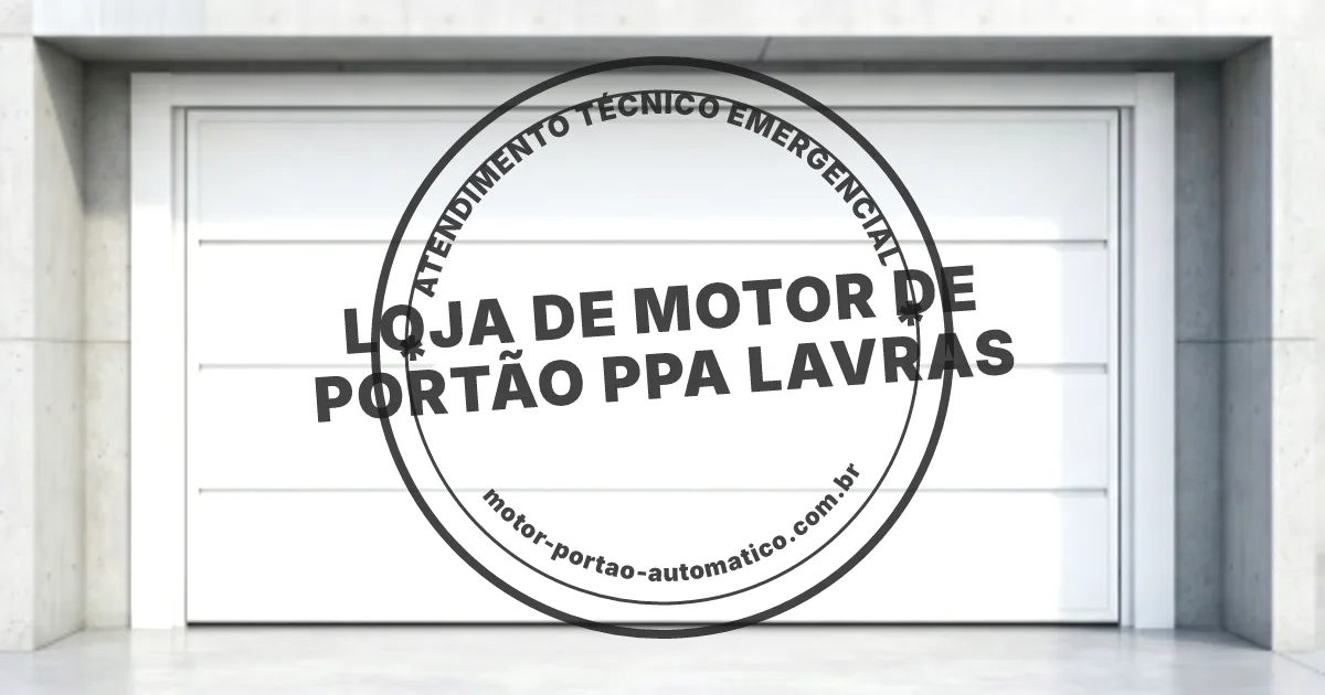 Conserto e instalação de portão automático em Portao Ppa Lavras