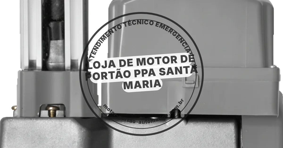 Conserto e instalação de portão automático em Ppa Santa Maria
