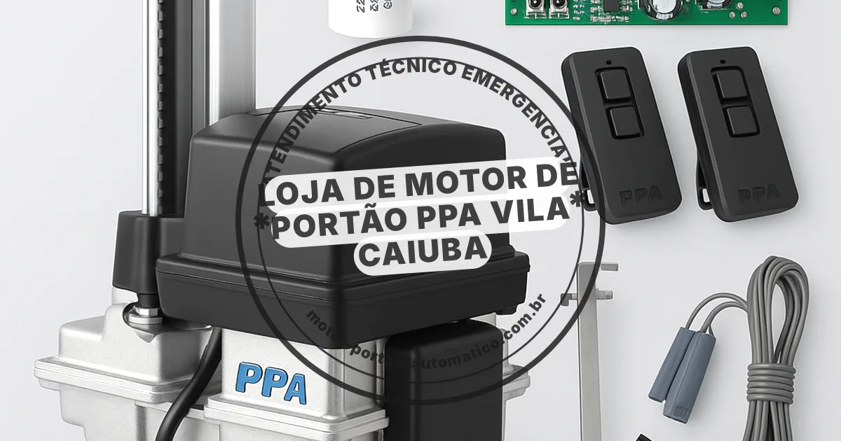 Conserto e instalação de portão automático em Ppa Vila Caiuba