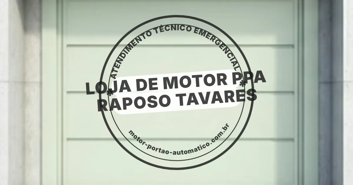 Conserto e instalação de portão automático em Ppa Raposo Tavares