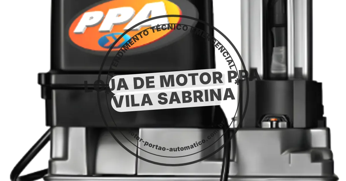 Conserto e instalação de portão automático em Ppa Vila Sabrina