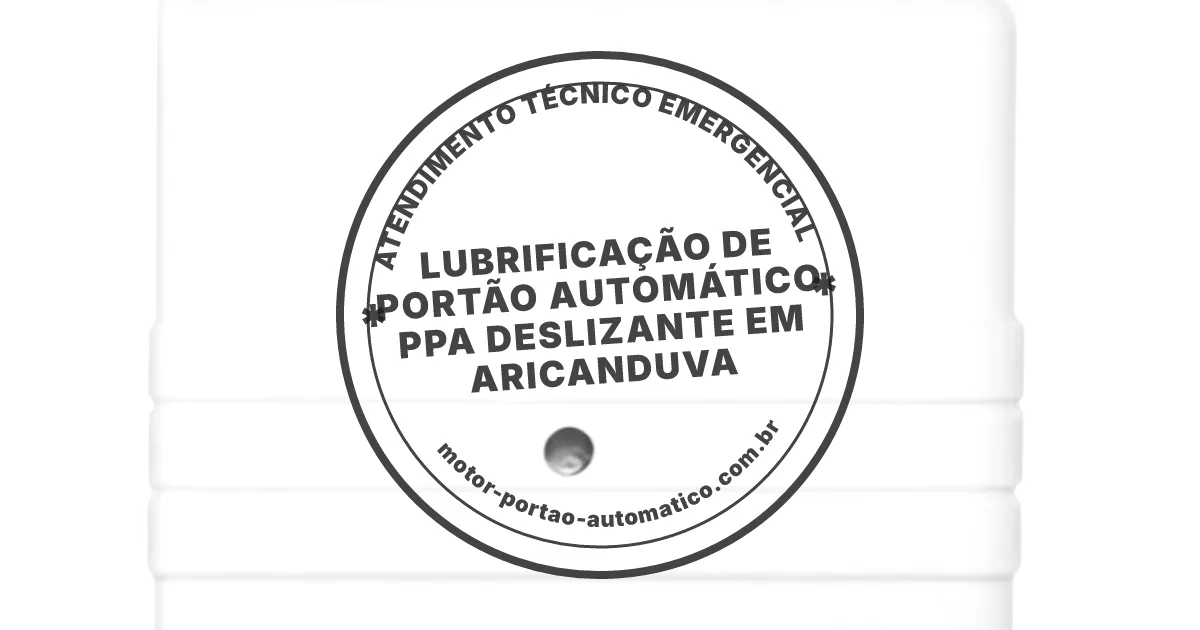 Conserto e instalação de portão automático em Aricanduva