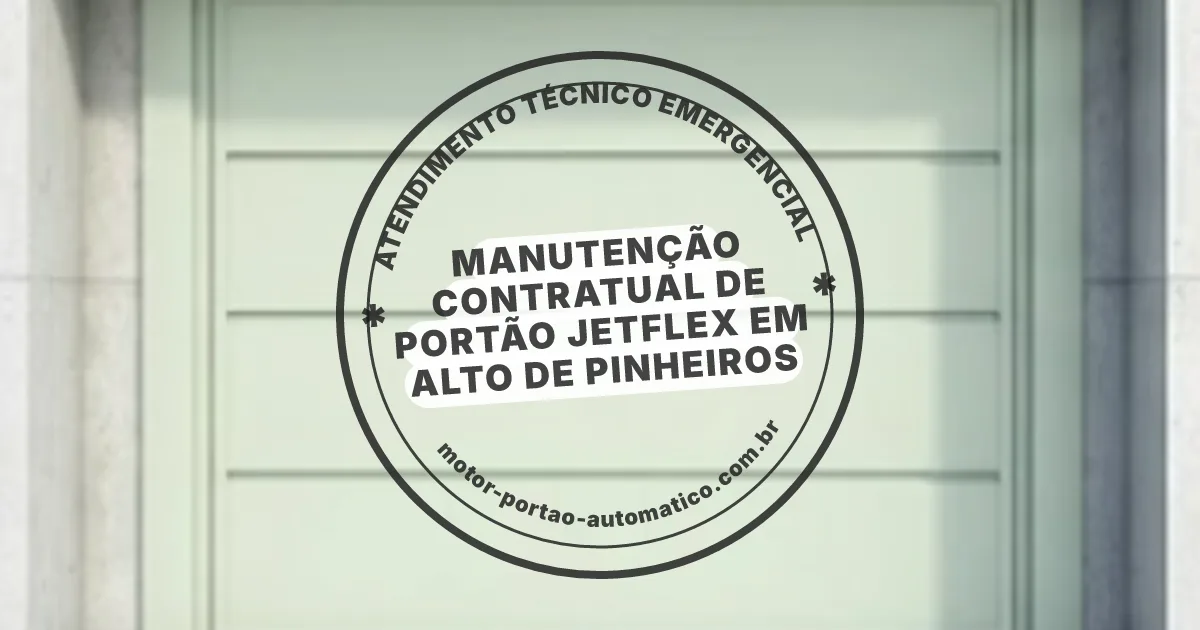 Conserto e instalação de portão automático em Alto de Pinheiros