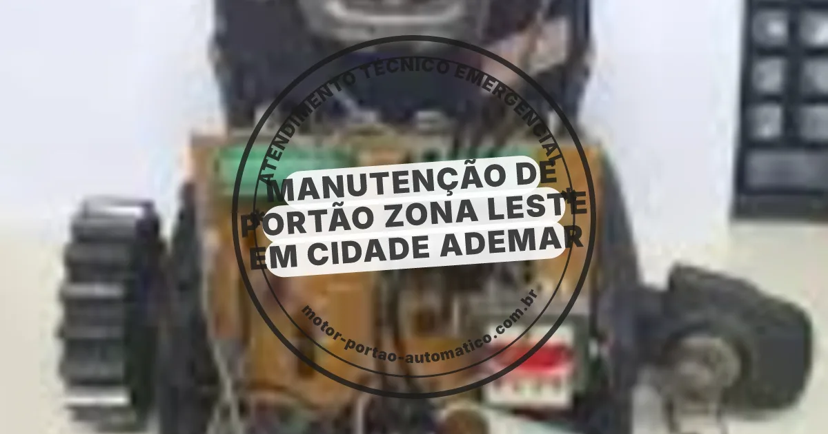 Conserto e instalação de portão automático em Cidade Ademar