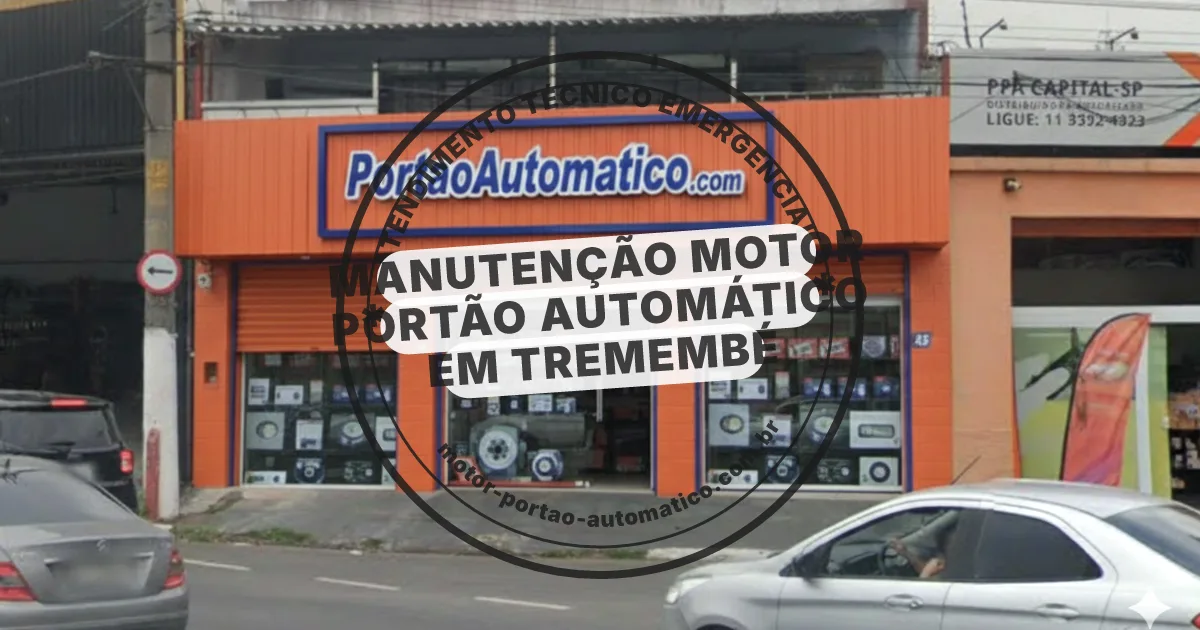 Conserto e instalação de portão automático em Tremembé