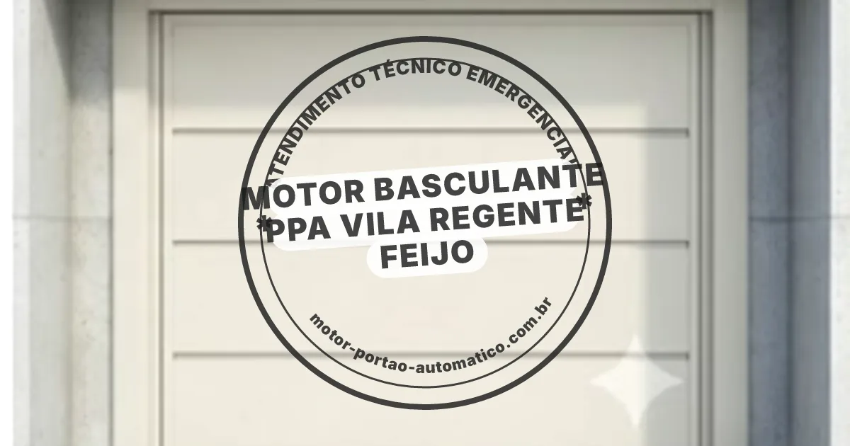 Conserto e instalação de portão automático em Vila Regente Feijo