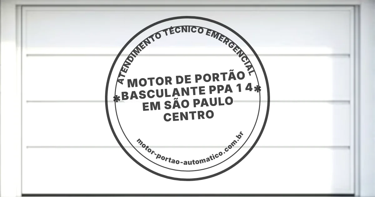 Conserto e instalação de portão automático em São Paulo Centro